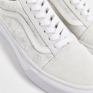 Vans White floral Sneakers